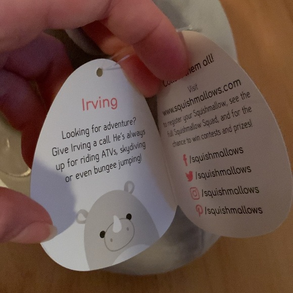 Irving 8” Squishmallow - Picture 3 of 5